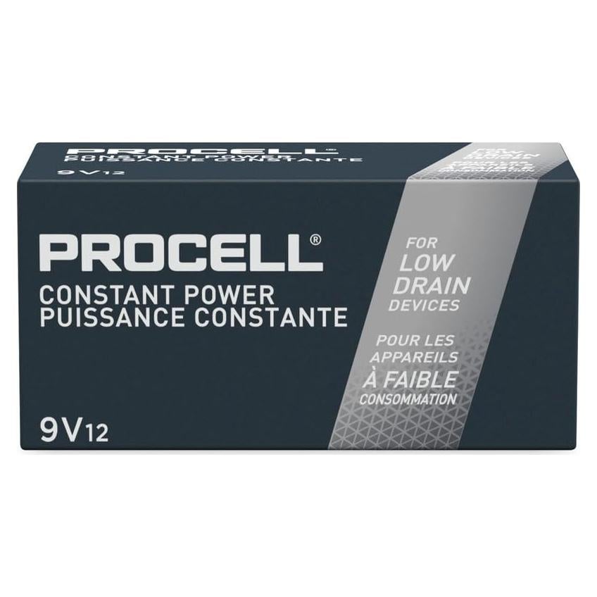 Baterías Alcalinas Duracell Procell 9V Paquete de 12 Unidades