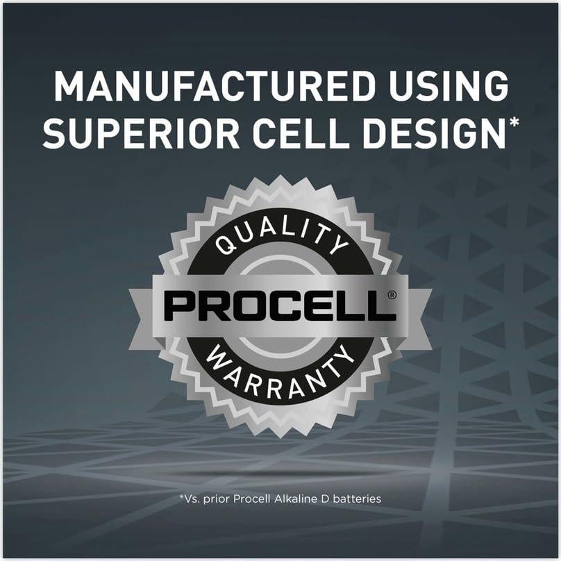 Baterías Alcalinas Duracell Procell 9V Paquete de 12 Unidades