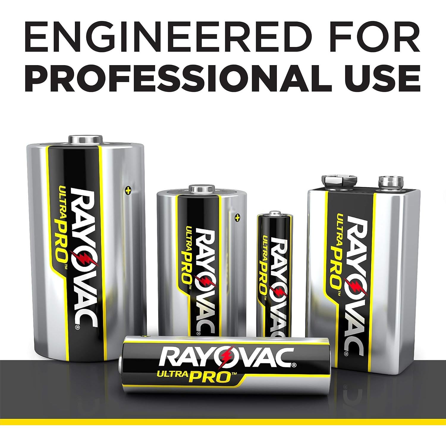 Baterías Alcalinas Rayovac Ultra Pro 9V - Paquete de 6 Unidades