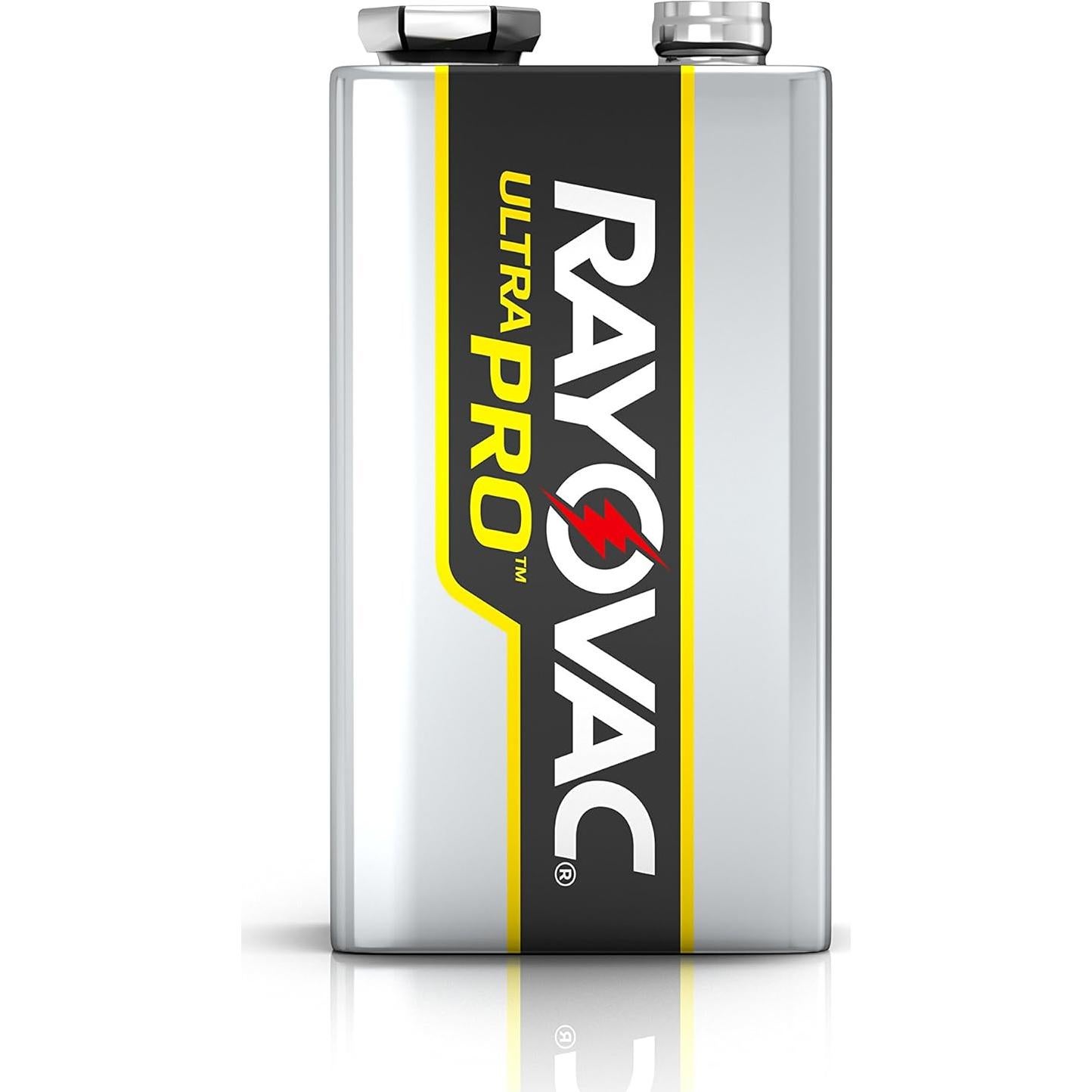 Baterías Alcalinas Rayovac Ultra Pro 9V - Paquete de 6 Unidades