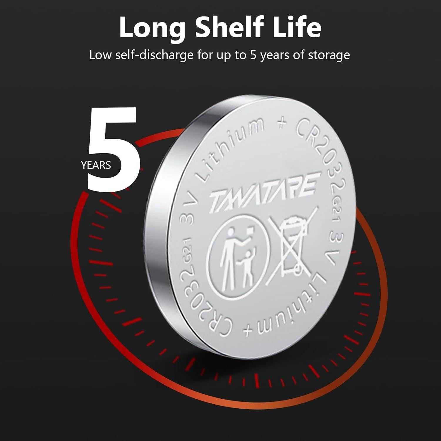 Baterías CR2032 Tanatare Paquete de 20 con Destornillador 3 en 1