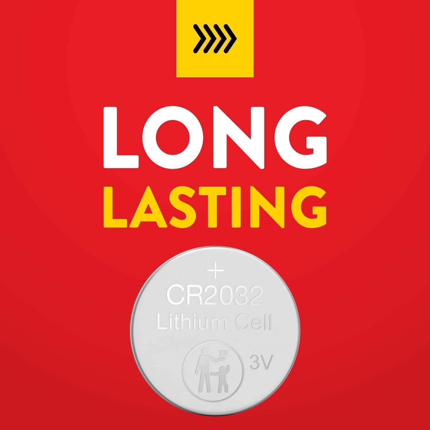 Baterías de moneda de litio Eveready 2032 - Paquete de 10