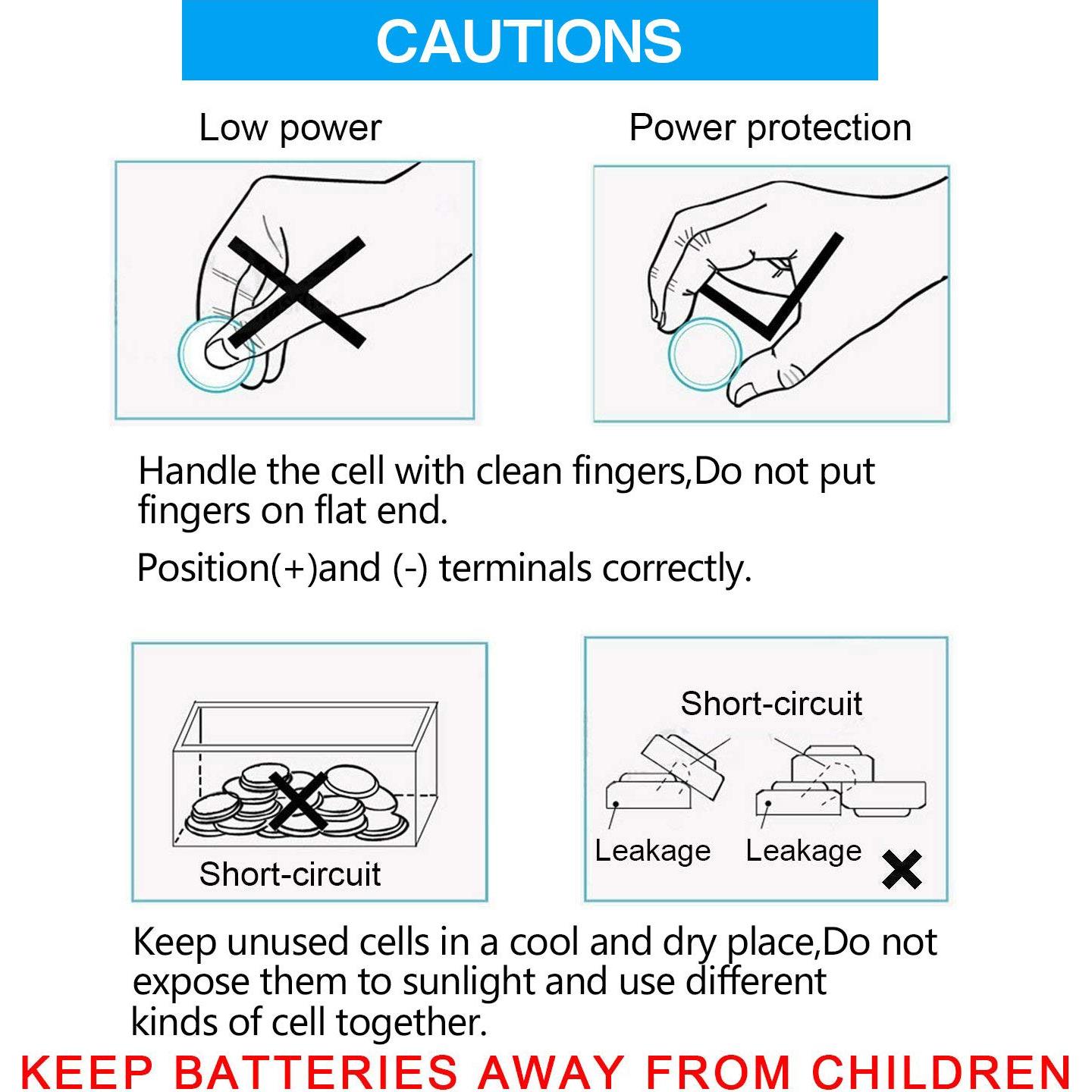 Baterías de Litio CR2032 3V BIUBLE Paquete de 200 Pcs