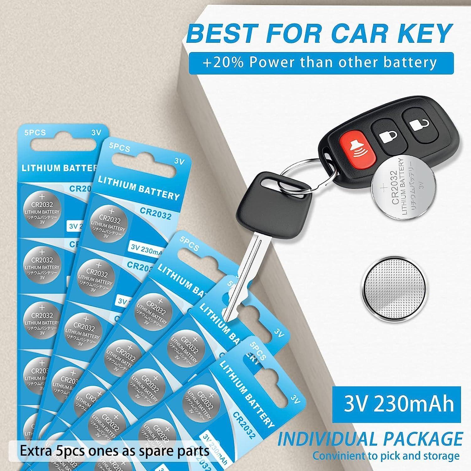 Baterías CR2032 3V 230mAh Paquete a Granel 200 Unidades