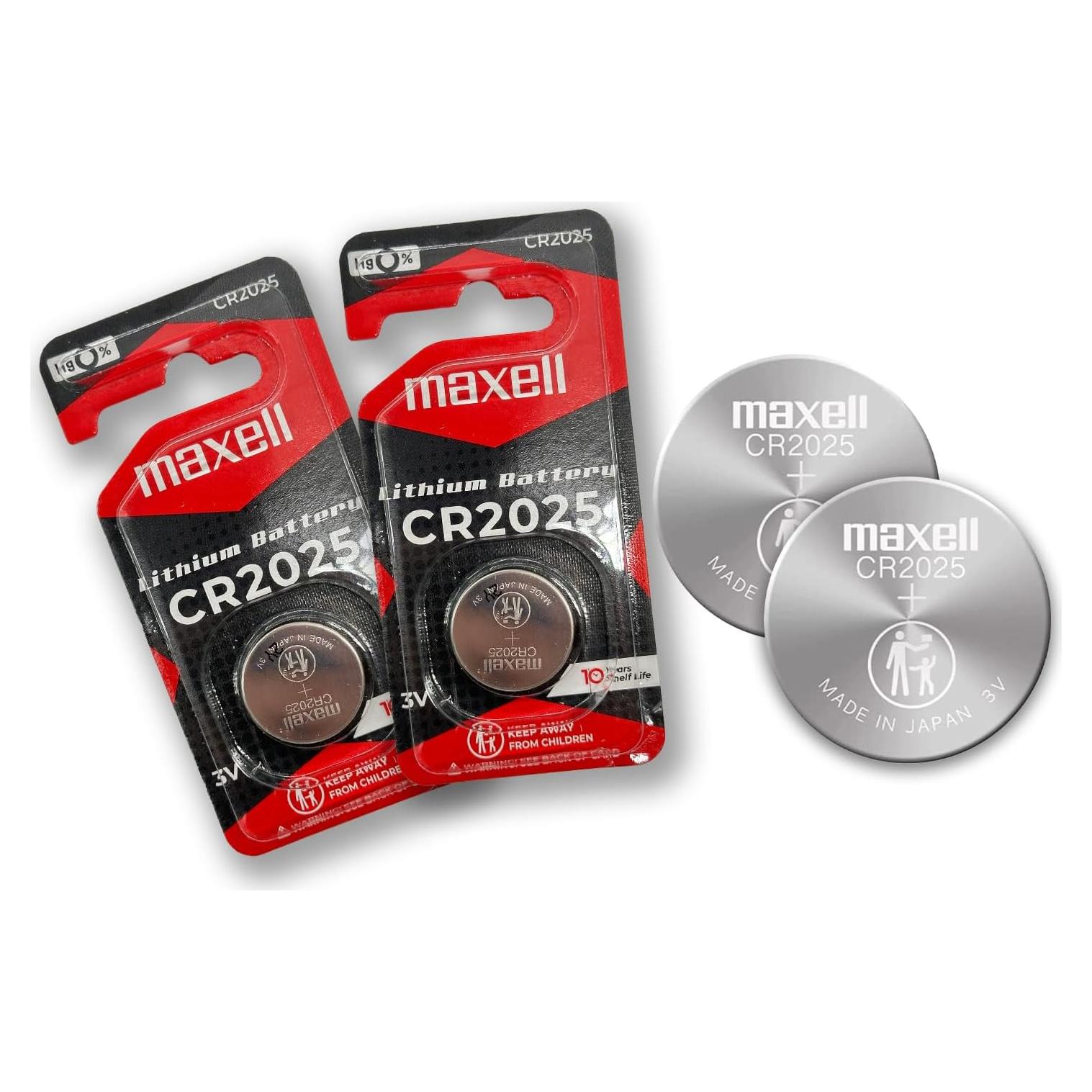 Baterías de Litio Maxell CR2025 3V - 2 Unidades Holográfico