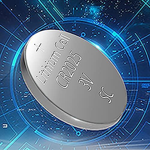 Baterías de Litio CR2025 SKOANBE 20 Paquetes 3V 20mm