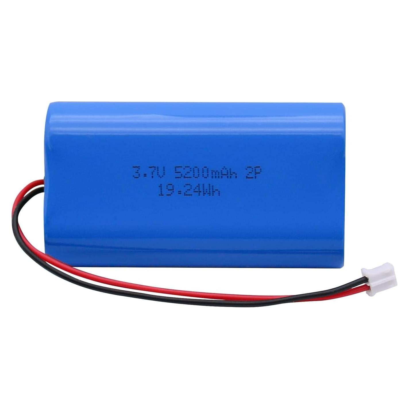Batería recargable 3.7V 5200mAh YTKavq con conector PH2.0
