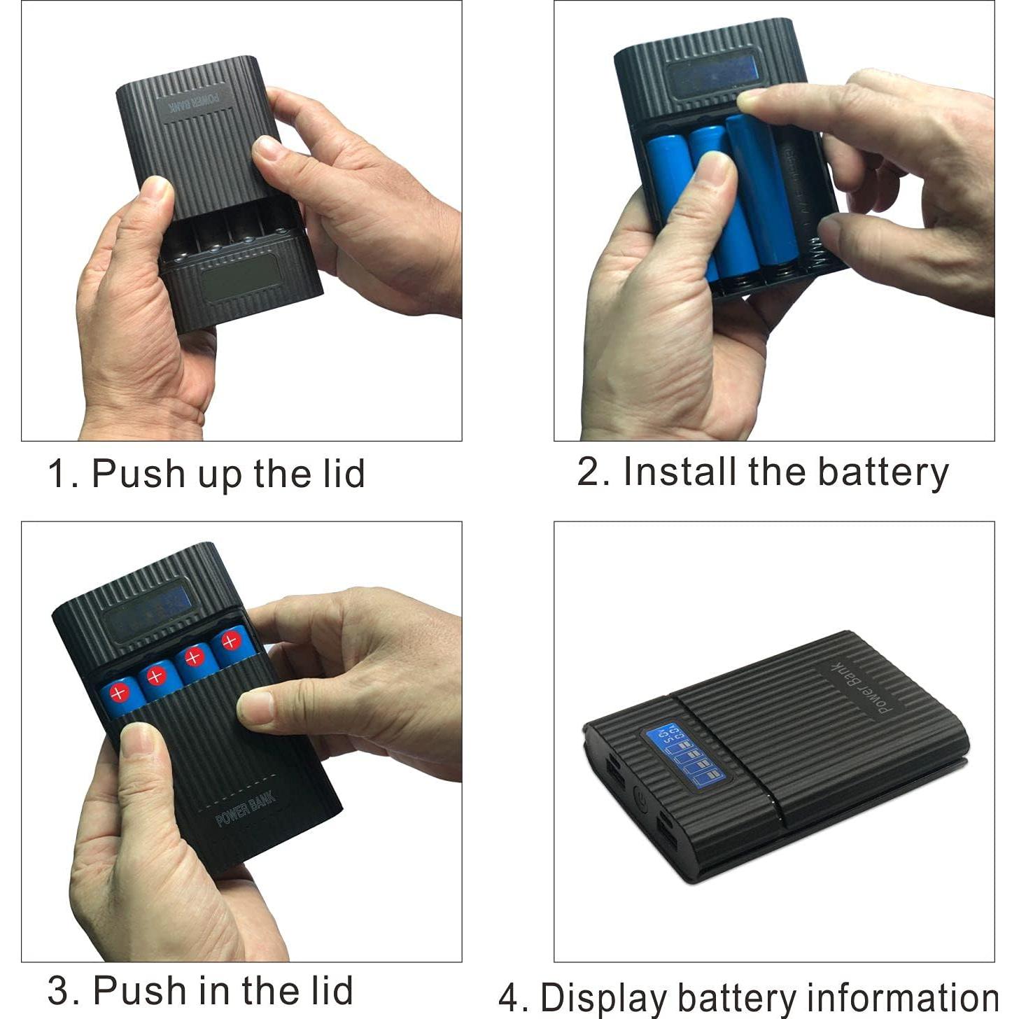Caja de Cargador de Batería LIJIANI M09 Portátil 10000mAh