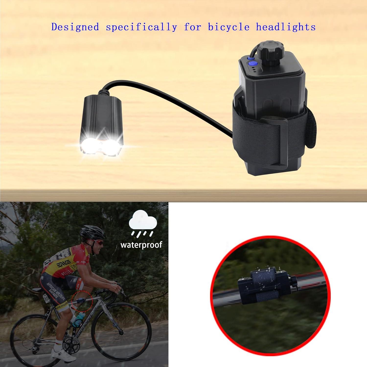 Carcasa de Batería Impermeable PNGKNYOCN 8.4V para 4x 18650