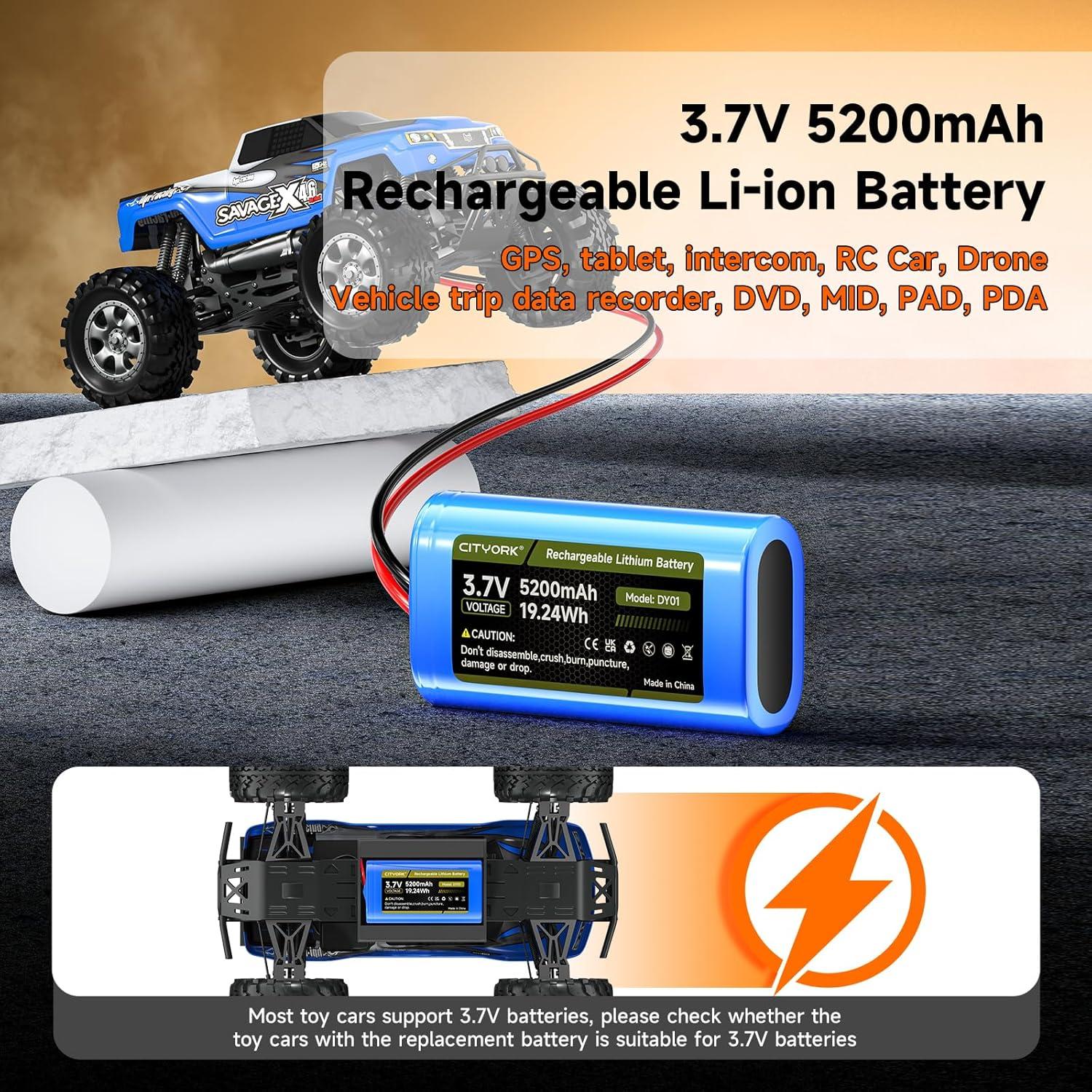 Batería recargable 3.7V 5200mAh Iones de Litio Palowextra