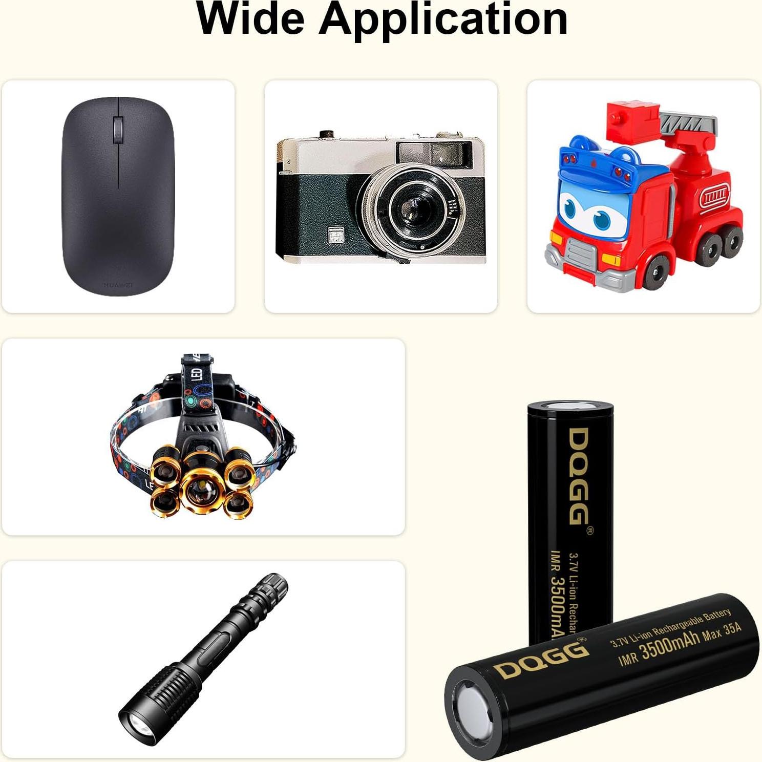 Batería recargable 18650 PAOWANG 3.7V 3500mAh para linterna