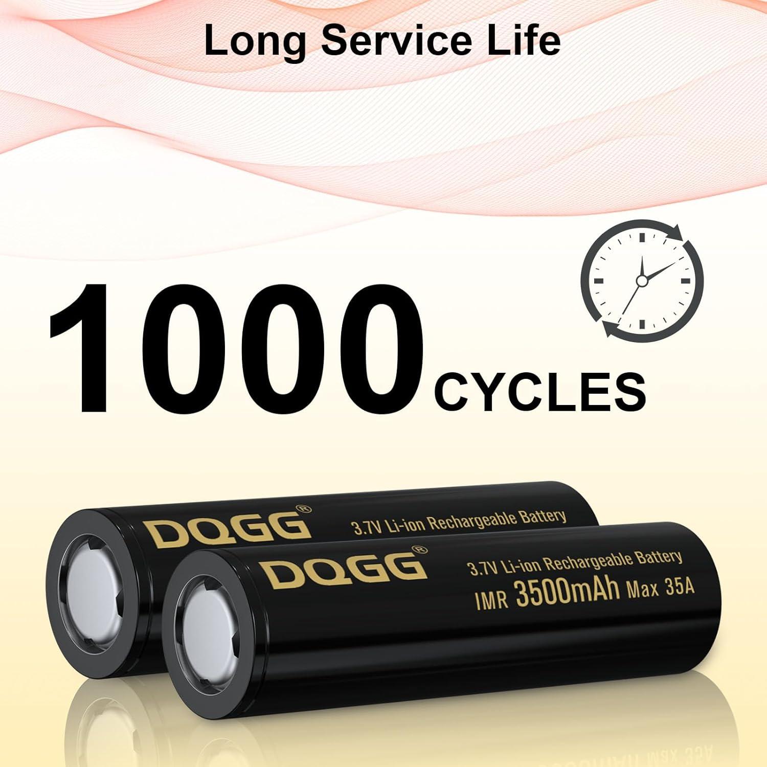 Batería recargable 18650 PAOWANG 3.7V 3500mAh para linterna