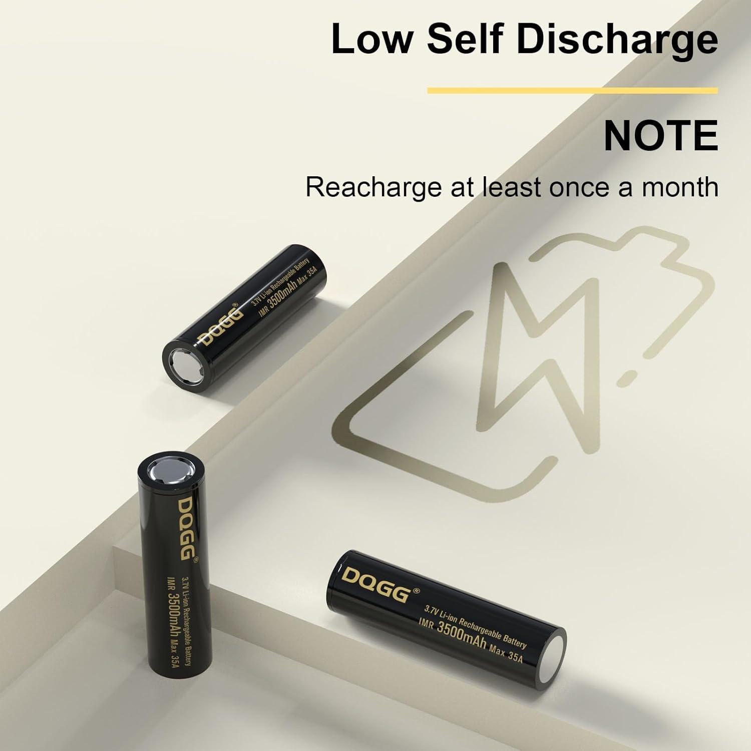 Batería recargable 18650 PAOWANG 3.7V 3500mAh para linterna