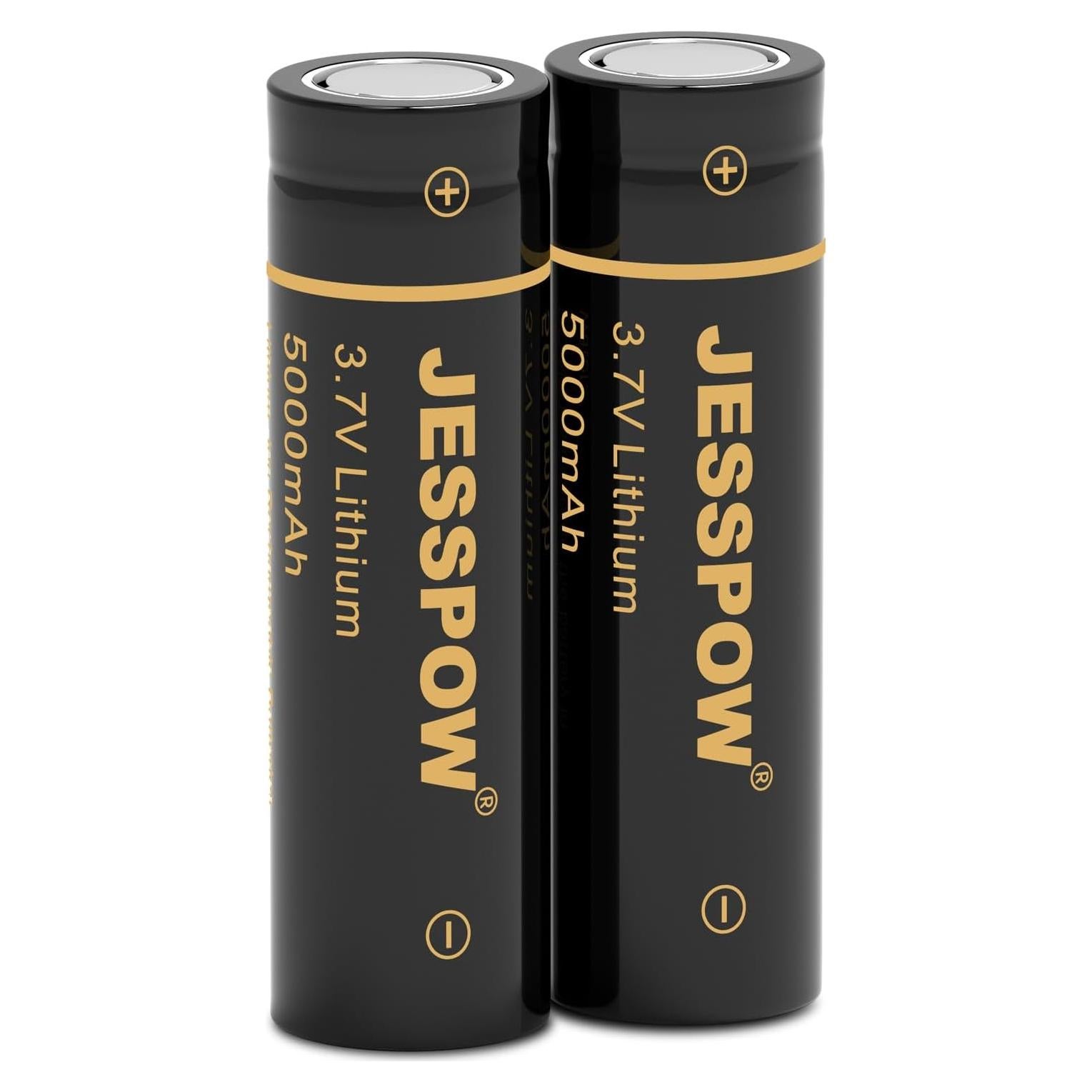 Batería recargable 21700 JESSPOW 3.7V 5000mAh 2 unidades