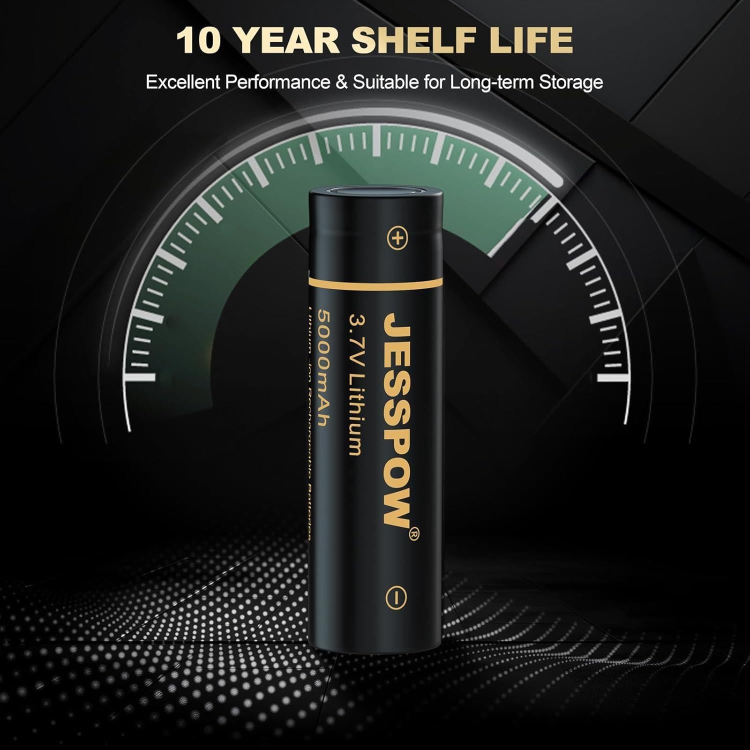 Batería recargable 21700 JESSPOW 3.7V 5000mAh 2 unidades