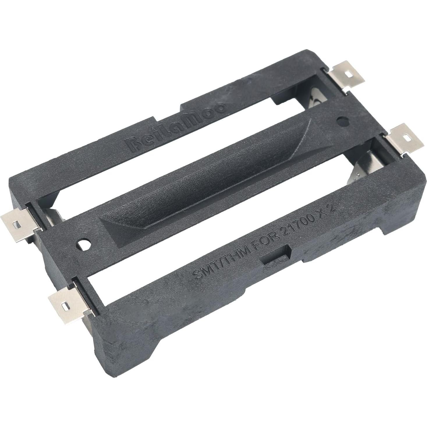 Soporte de Batería Doble 21700 YTgilo - Plástico Negro