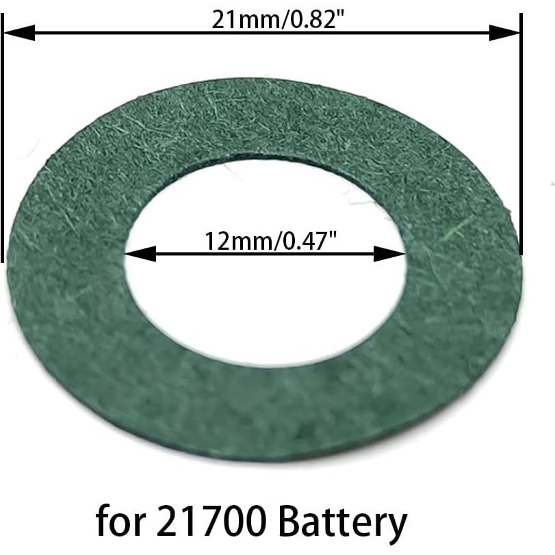 320 Anillos Aislantes Batería Litio 21700 JichuET Verde