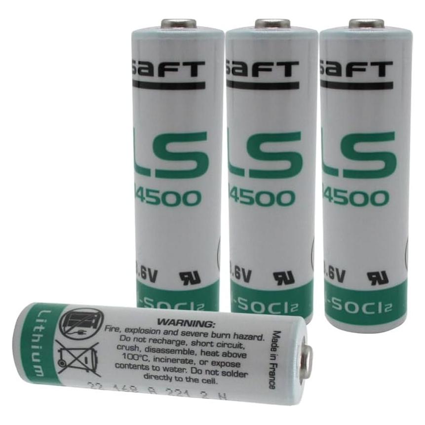 Kit de Reemplazo Batería Saft LS14500 3.6V - 4 Unidades