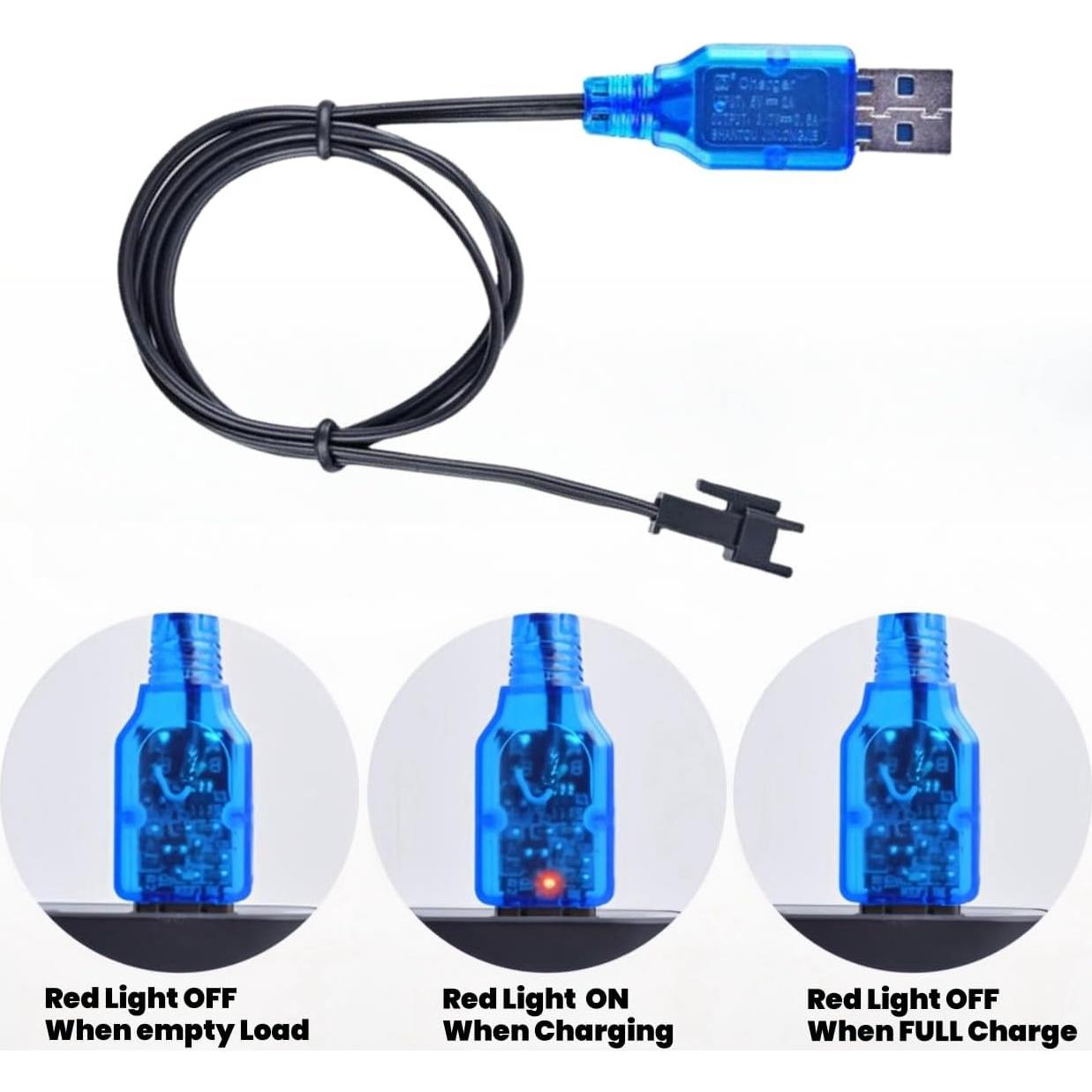 Paquete de 2 Baterías Recargables 3.7V 600mAh Li-ion para RC