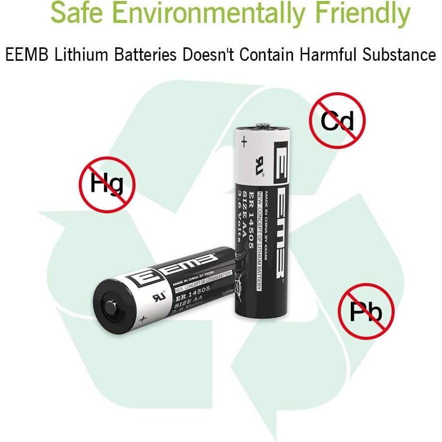 Baterías de Litio EEMB ER14505 3.6V 2700mAh AA - 4 Pack