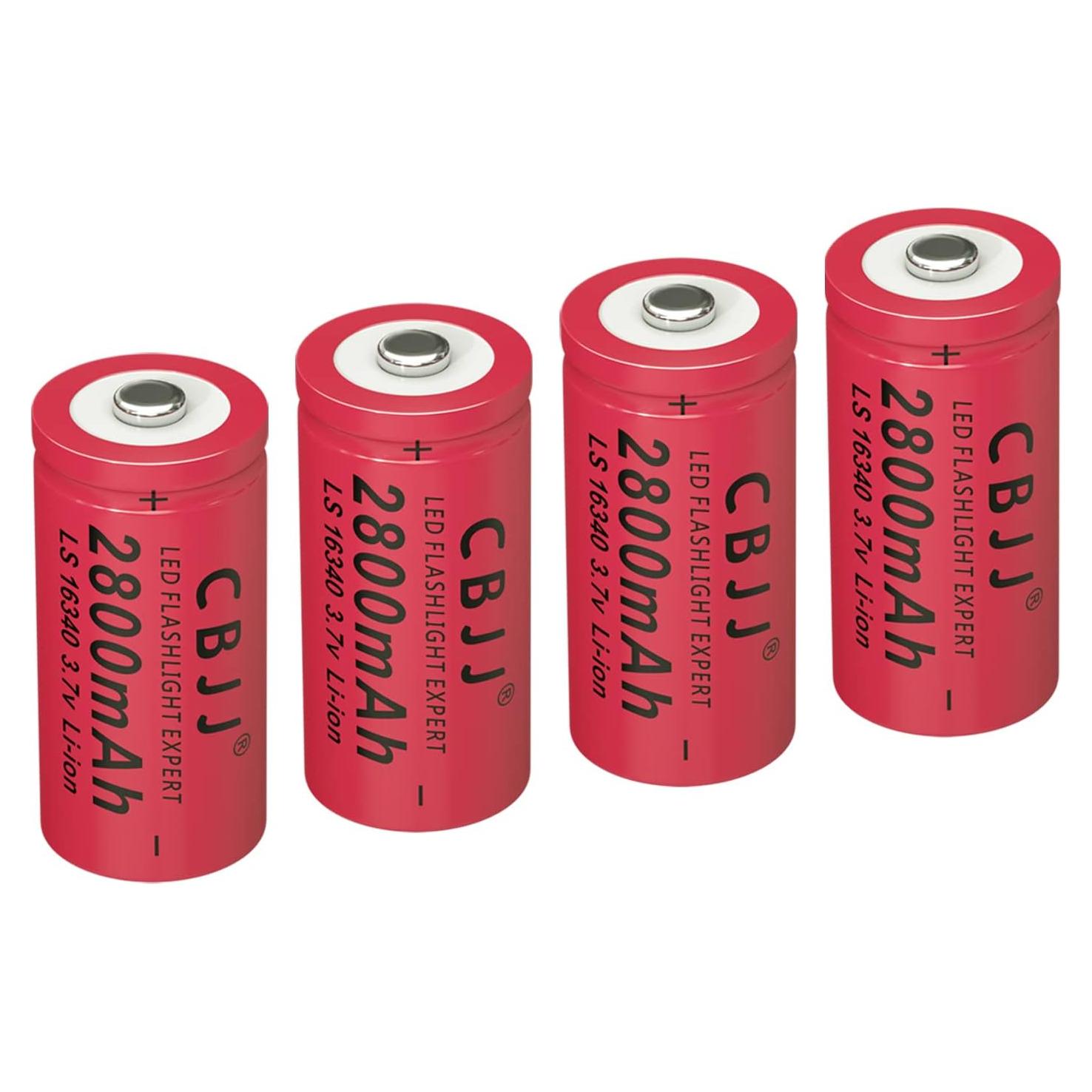 Batería Recargable Litio 3.7V 2800mAh CBJJ para Linterna