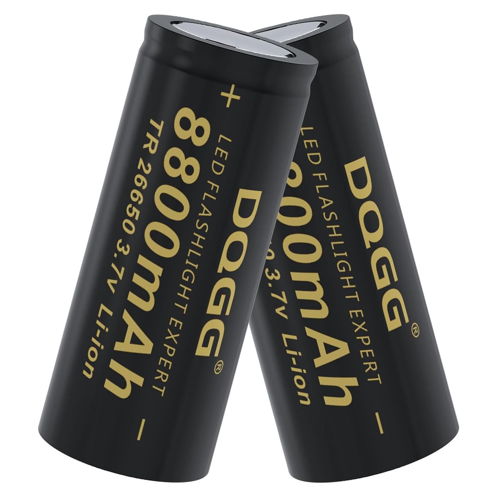 Batería Recargable 26650 BENKIA 8800mAh 2 Paquete