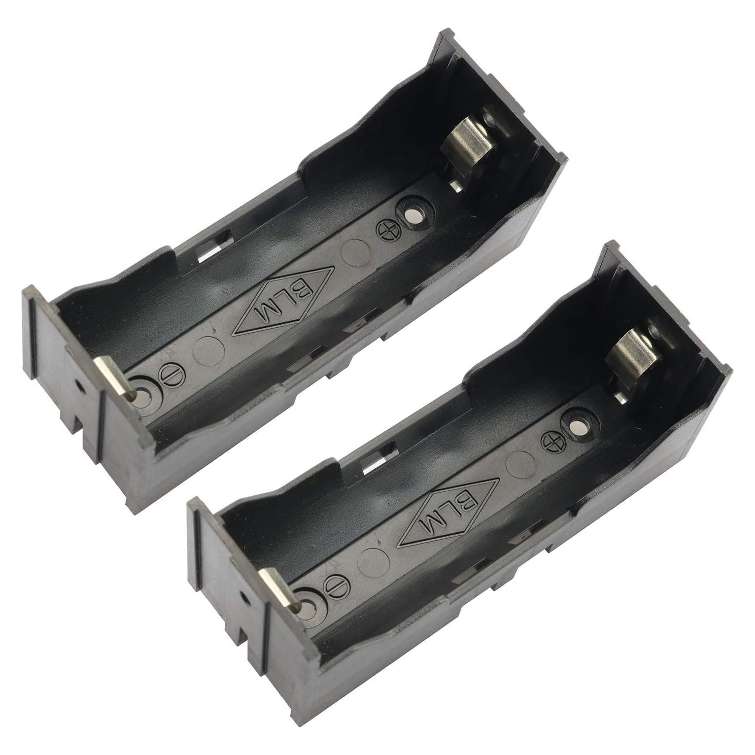 Soporte de Batería Tegg 2PCS para Batería Litio 26650 3.7V