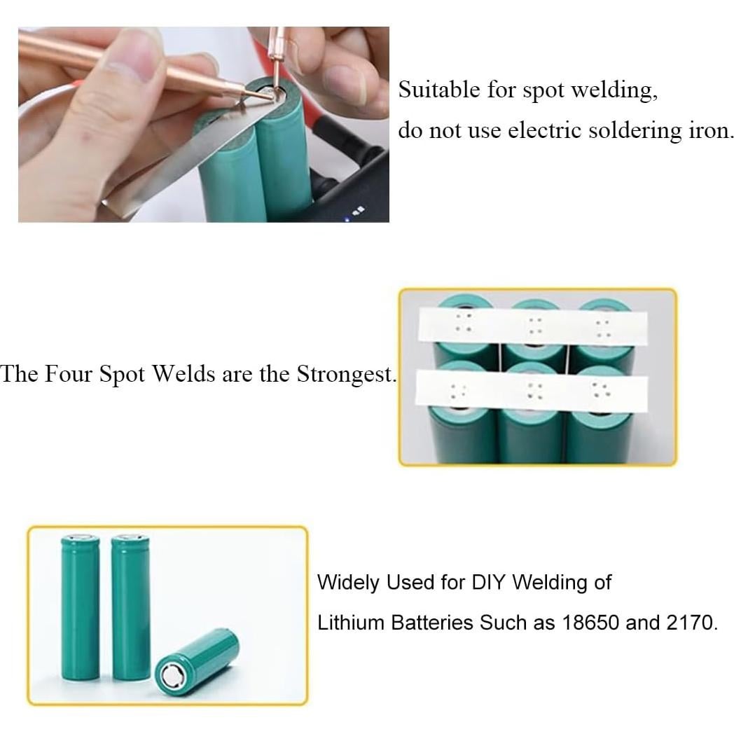 Tira de Níquel 0.15x10mm 10 Metros para Baterías Litio DIY