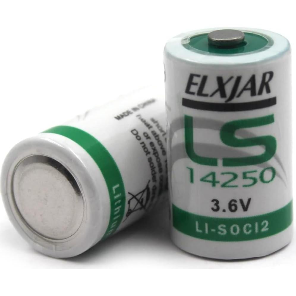 Paquete de 5 Baterías de Litio LS-14250 3.6V 1200mAh para Medidores