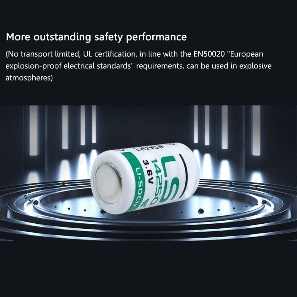 Paquete de 20 Baterías de Litio LS14250 3.6V 1200mAh MAXICHUN