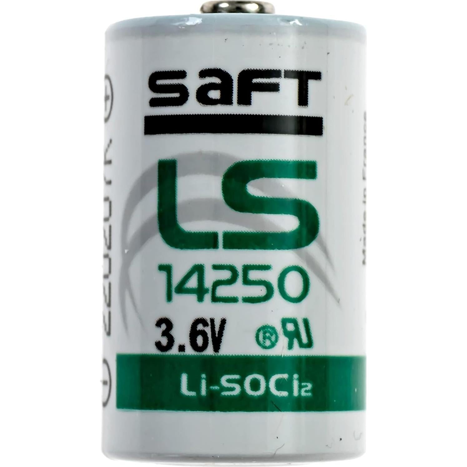 Paquete de 10 Baterías de Litio Saft LS-14250 3.6V 1100mAh