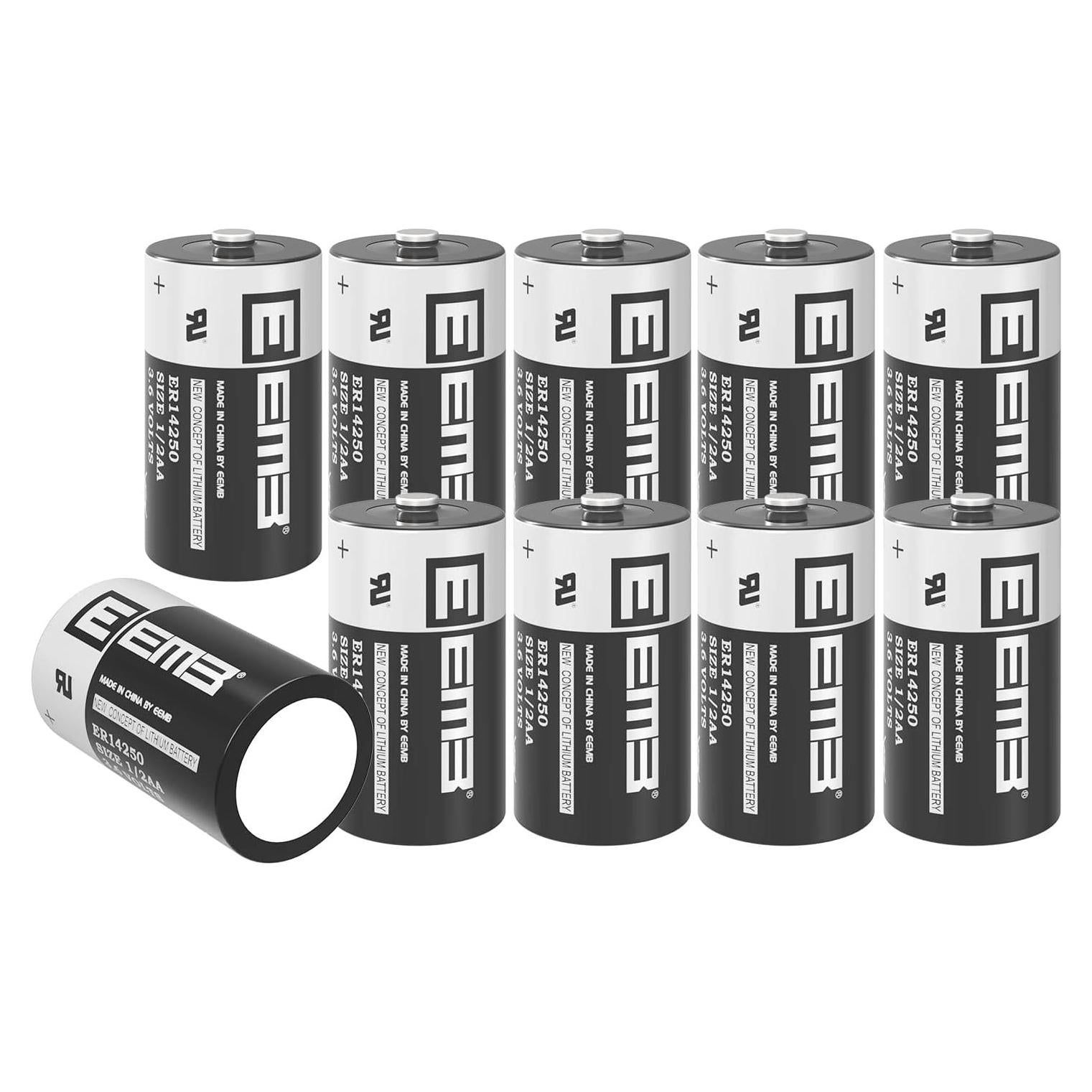 Baterías de Litio EEMB ER14250 3.6V 1200mAh Paquete de 10