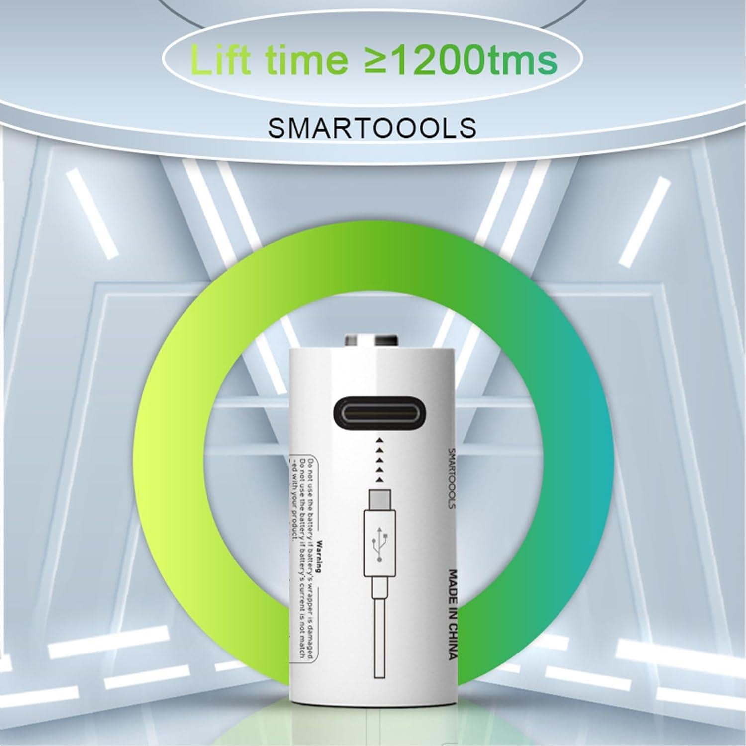 Paquete de 4 Baterías Recargables Litio Ion 14250 3.7V CAMELCELL