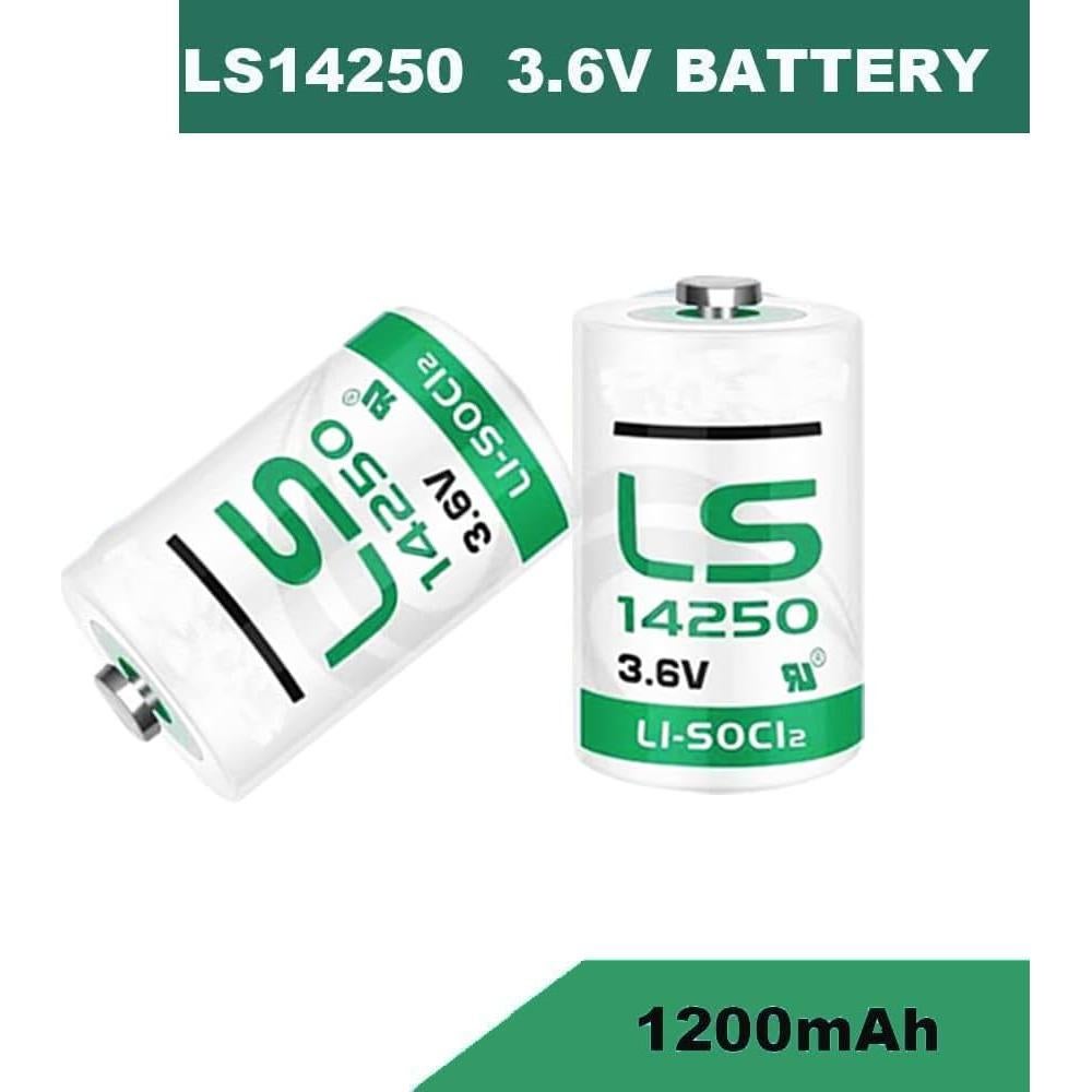 Paquete de 15 Baterías de Litio LS14250 3.6V 1200mAh 1/2 AA