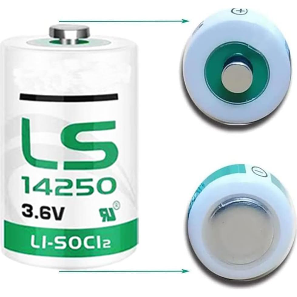Paquete de 15 Baterías de Litio LS14250 3.6V 1200mAh 1/2 AA