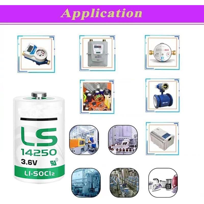 Paquete de 15 Baterías de Litio LS14250 3.6V 1200mAh 1/2 AA