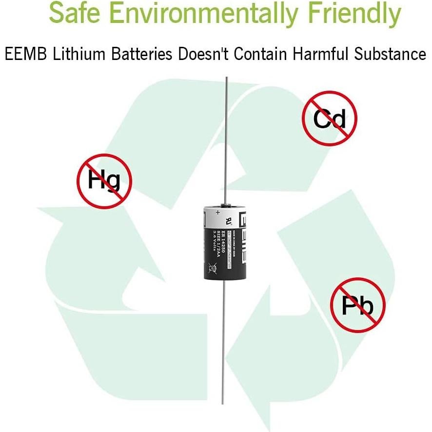 Batería de Litio EEMB ER14250 3.6V 1200mAh 10 Pack