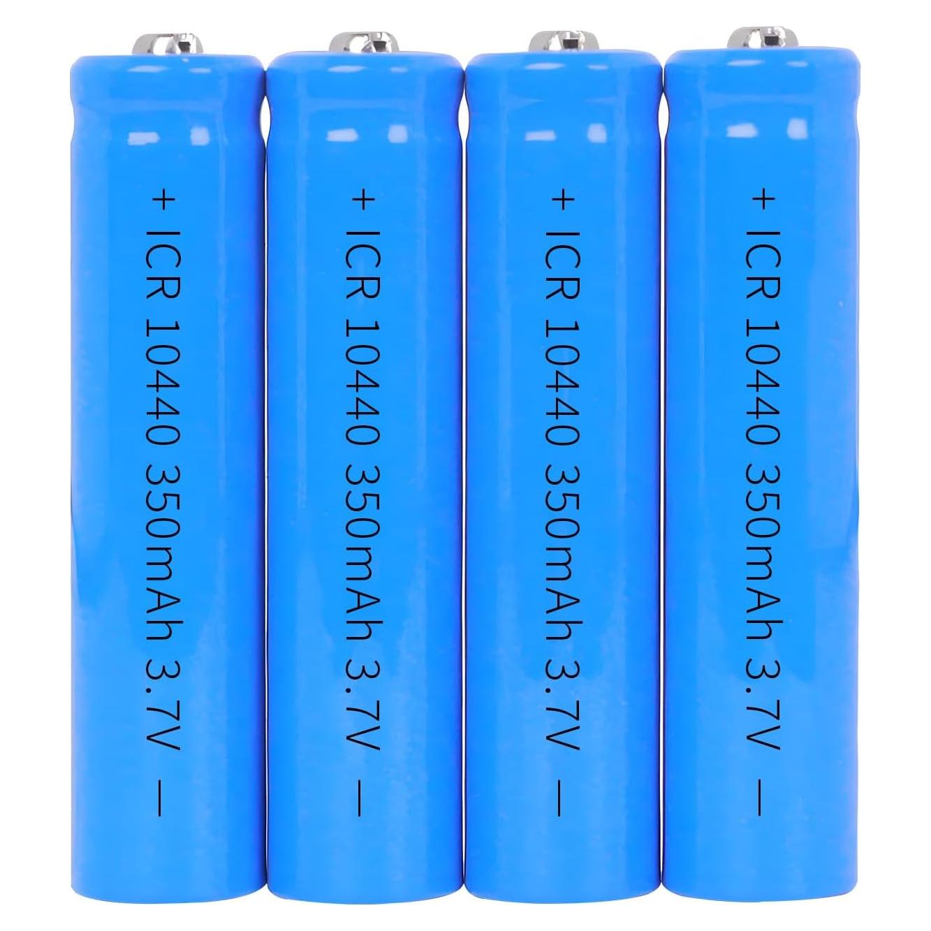 Baterías recargables 10440 Horbupa 3.7V 350mAh Paquete de 4