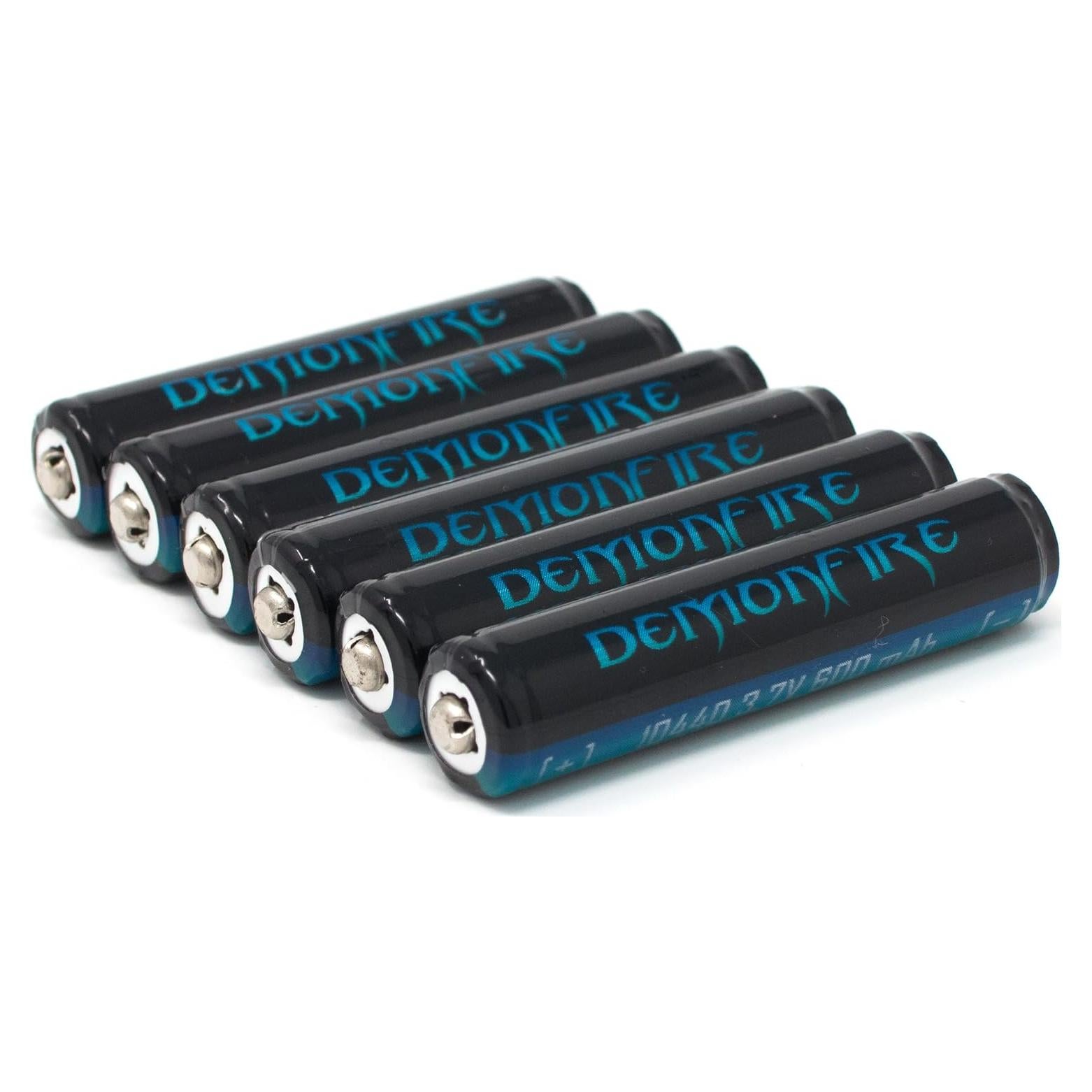 Baterías recargables 10440 Demonfire 600mAh Li-Ion (6 Pzs)