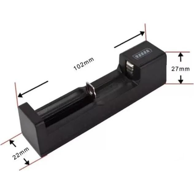 Cargador de Batería 18650 USB Batterysaler 3.7V Li-ion