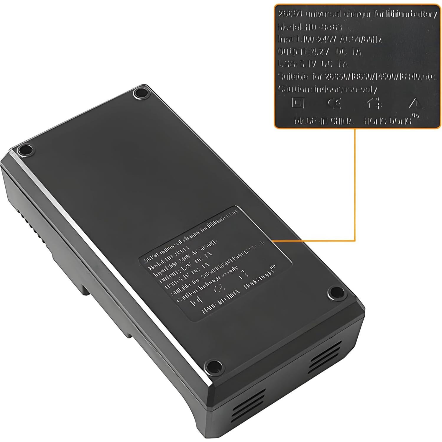 Cargador de Batería Inteligente Universal JacobsParts 2 Ranuras 3.7V