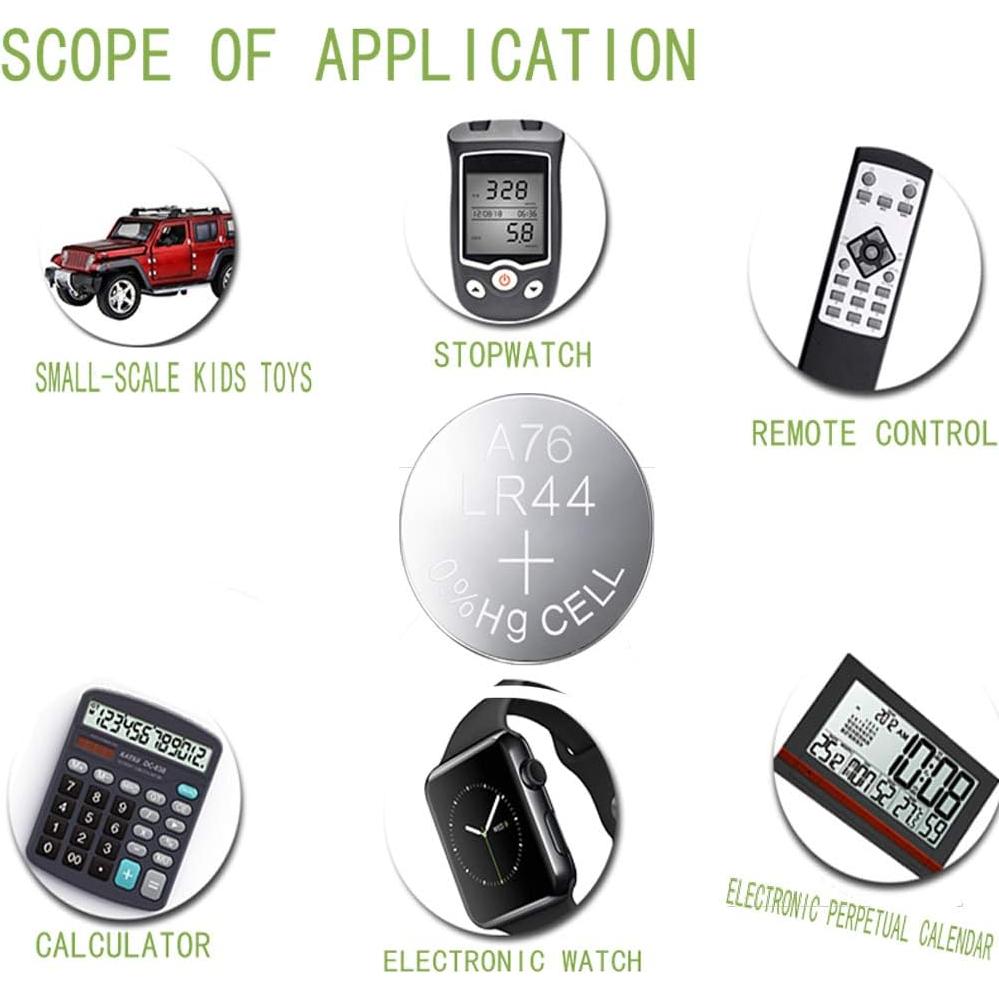Baterías Alcalinas AG13 MJKAA 1.5V Paquete de 10 - LR44