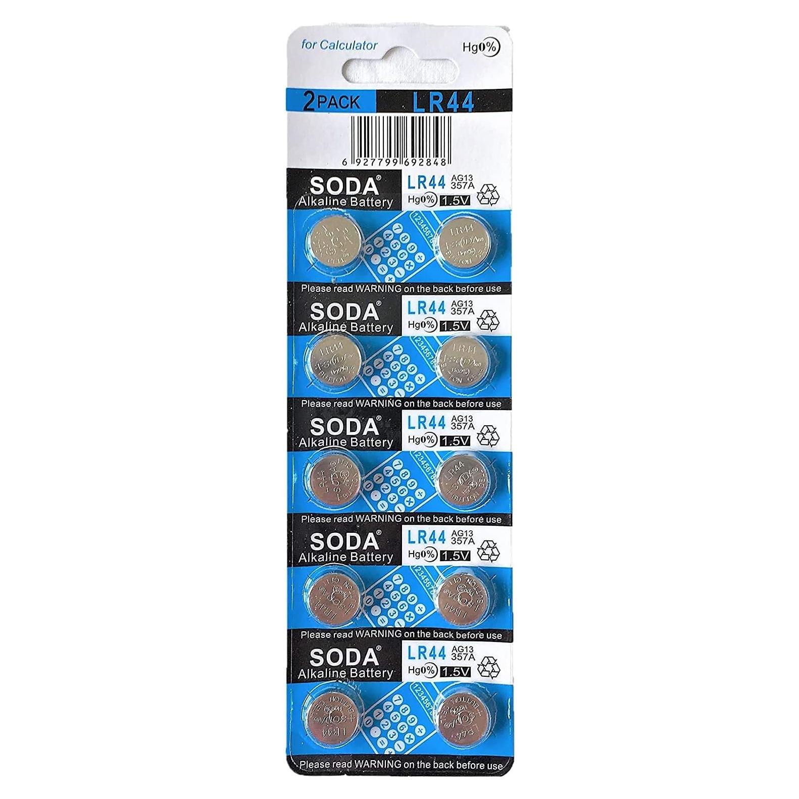 Baterías de Botón Alcalinas Super LR1154 AG13 1.5V - 10 PCS