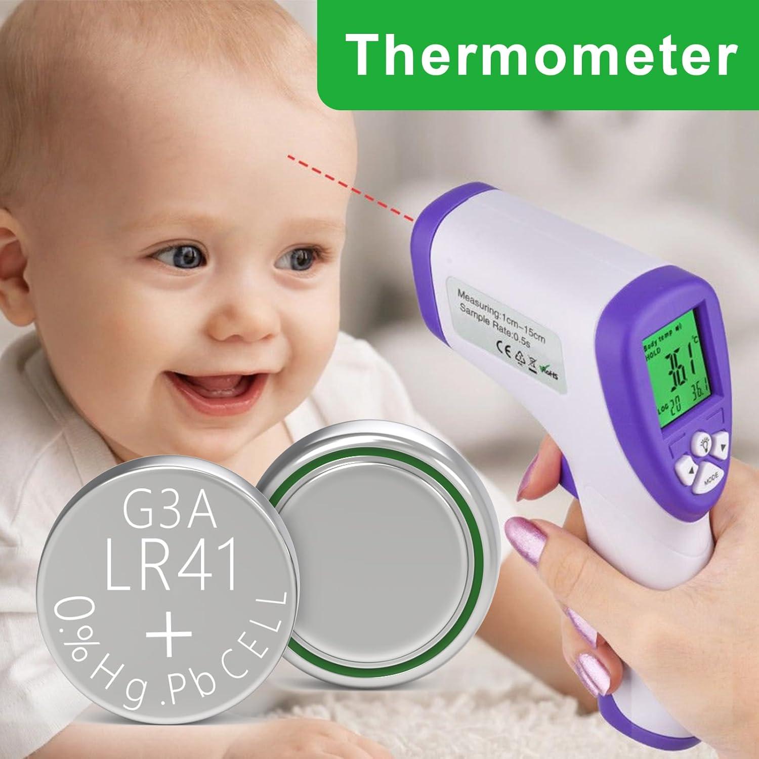 Baterías DURNERGY LR41 Paquete de 100 - Batería Alcalina 1.5V