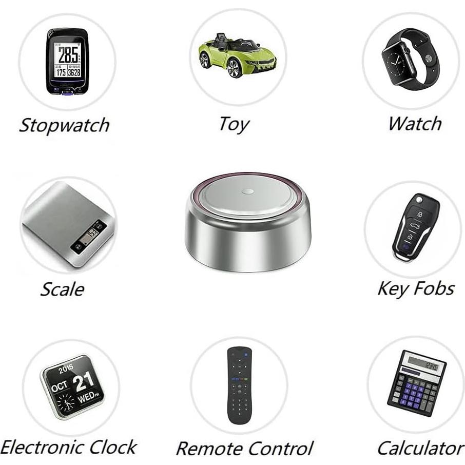 Baterías de Botón Alcalinas AG3 LR41 10 Piezas 1.55V