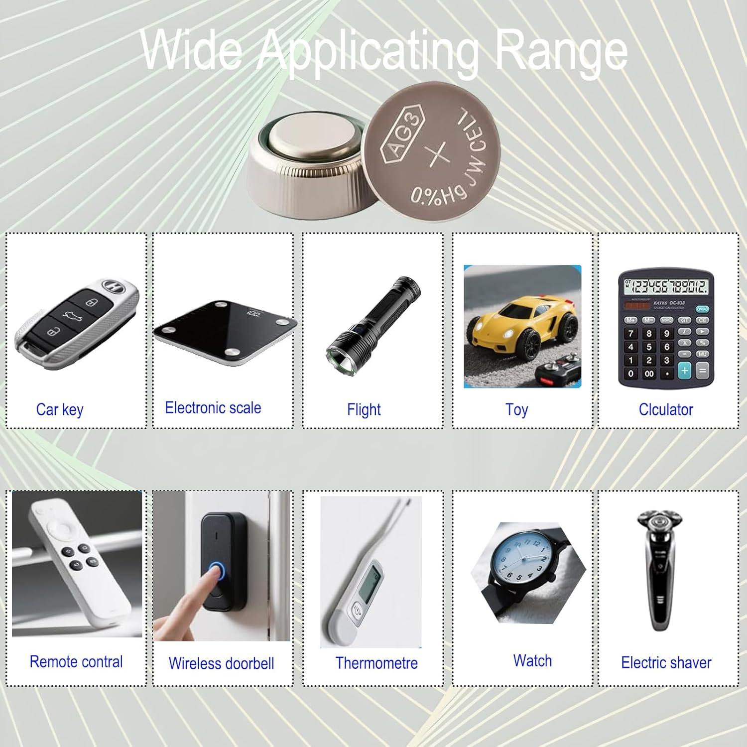 Baterías de botón Youchen LR41 AG3 30 Pack 1.5V Alcalinas