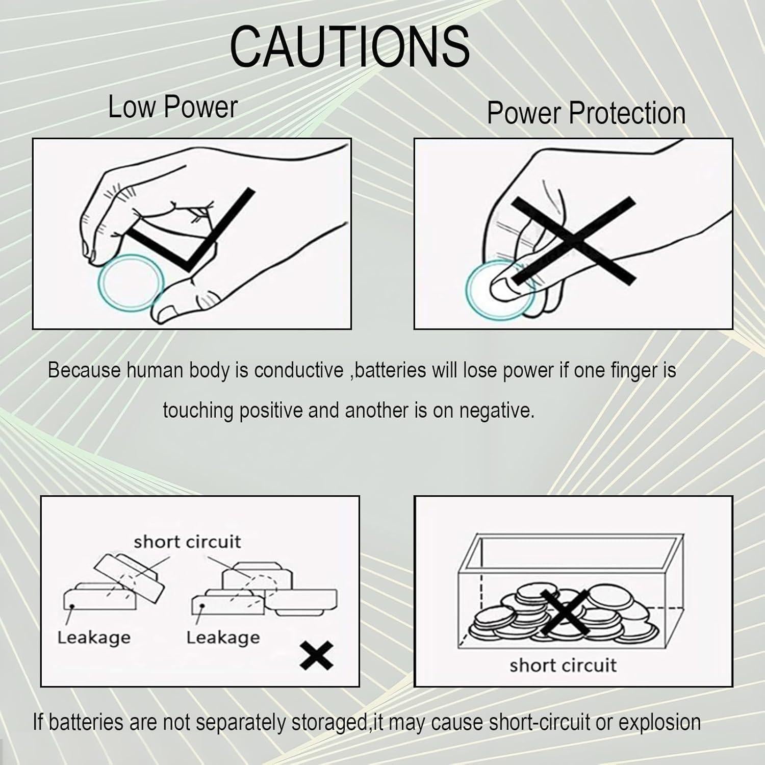 Baterías de botón Youchen LR41 AG3 30 Pack 1.5V Alcalinas