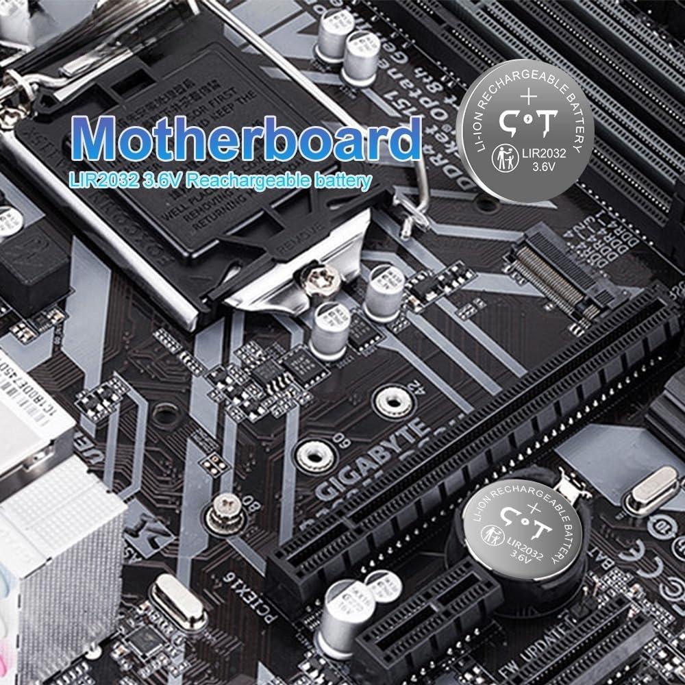 Baterías Recargables LIR2032 CTYOUNG 3.6V 4 Piezas