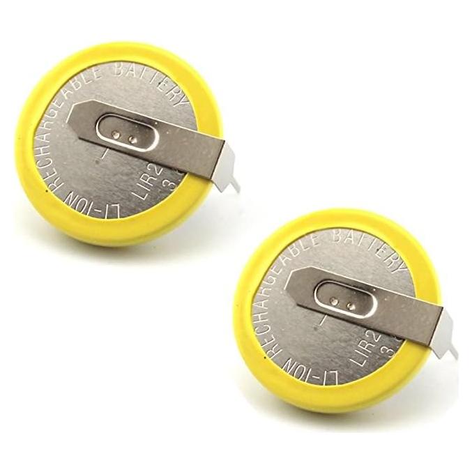 Batería Recargable LIR2032 3.6V ywhome con Pestañas (2 unidades)
