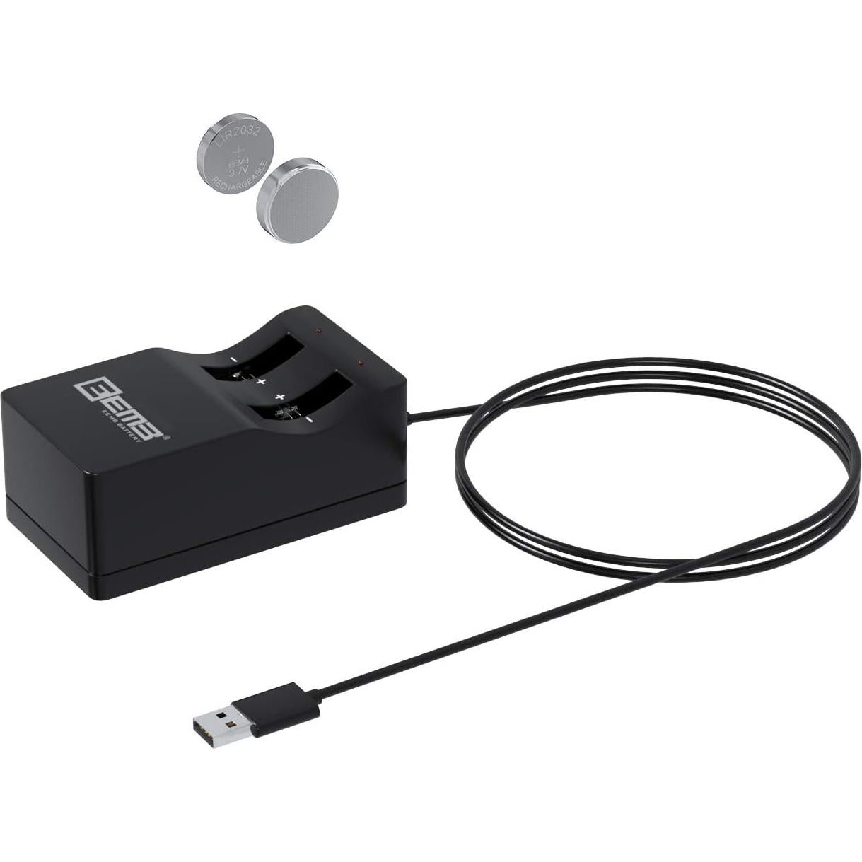 Cargador de Baterías de Litio EEMB LIR2032 2 Ranuras 5V